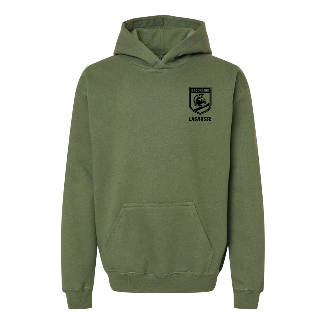 Brookline Lacrosse Blackout Hoodie (Youth)