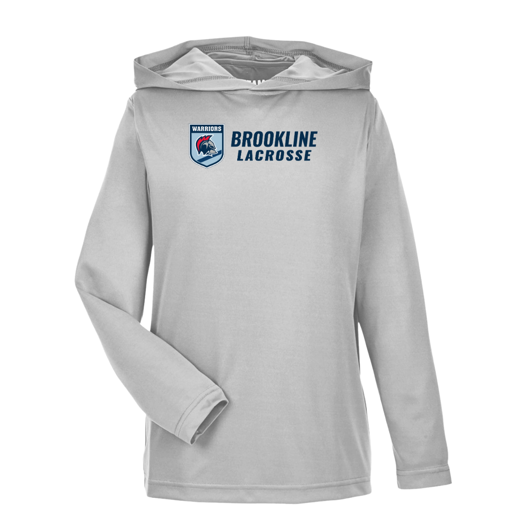 Brookline Lacrosse Warrior Performance Hooded T (Adult)