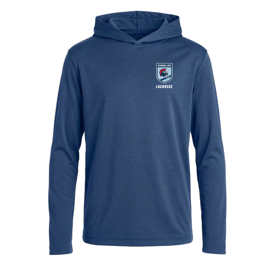 Brookline Lacrosse x Unit 1 Shield Performance Hooded T (Adult)