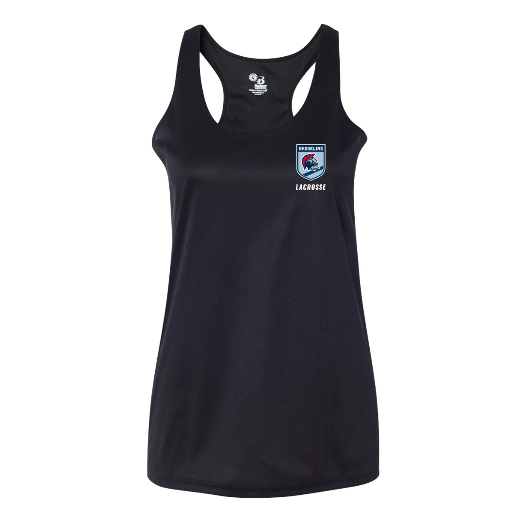 Unit 1 Athletics X Brookline Lacrosse Racerback Shield Tank Top (Adult)