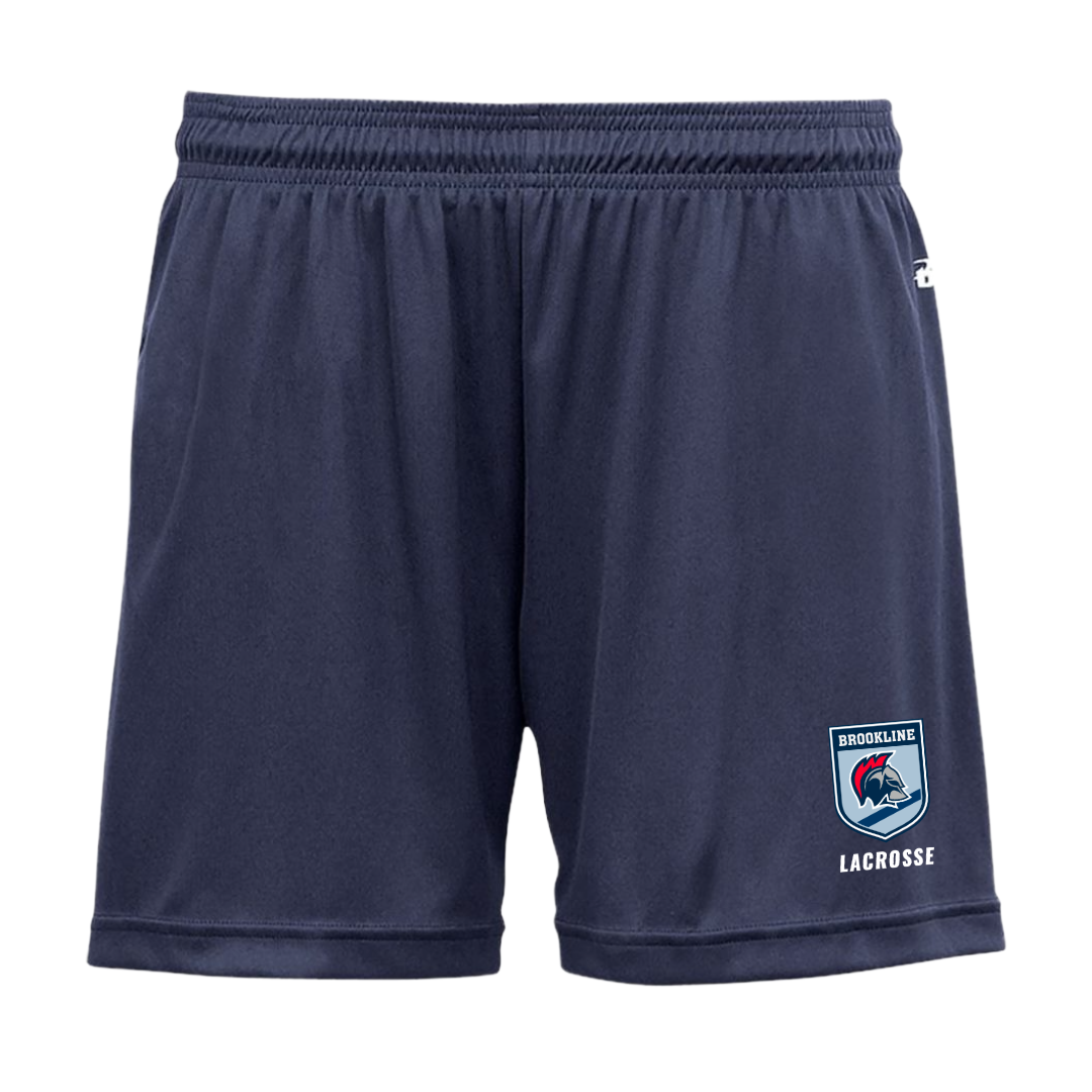 Unit 1 Athletics x Brookline Lacrosse Girls 4" Shield Performance Shorts