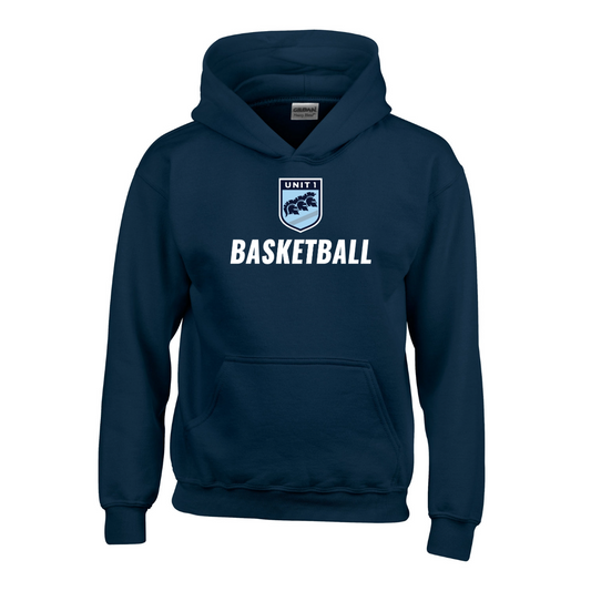 Unit 1 Basketball Shield Hoodie (Youth)