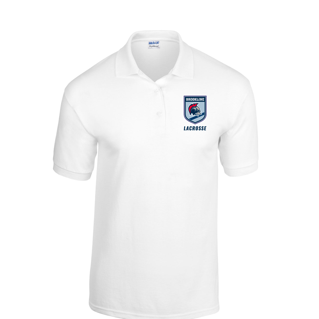 Brookline Lacrosse x Unit 1 Athletics Adult Shield Polo