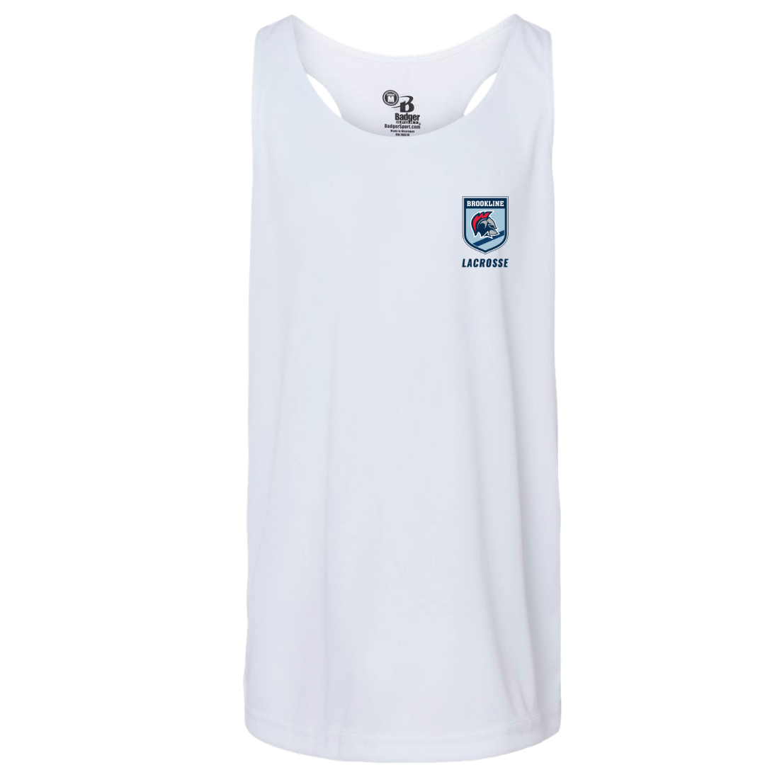 Unit 1 Athletics X Brookline Lacrosse Racerback Shield Tank Top (Youth)