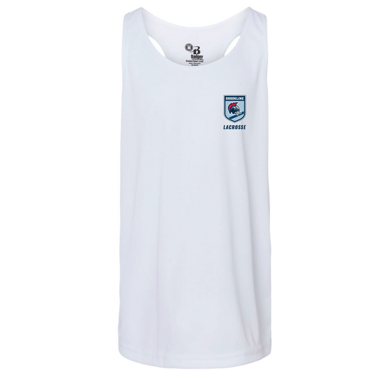 Unit 1 Athletics X Brookline Lacrosse Racerback Shield Tank Top (Youth)
