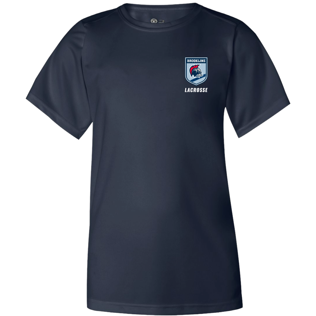 Unit 1 Athletics X Brookline Lacrosse Shield Short Sleeve Performance T-Shirt (Adult)