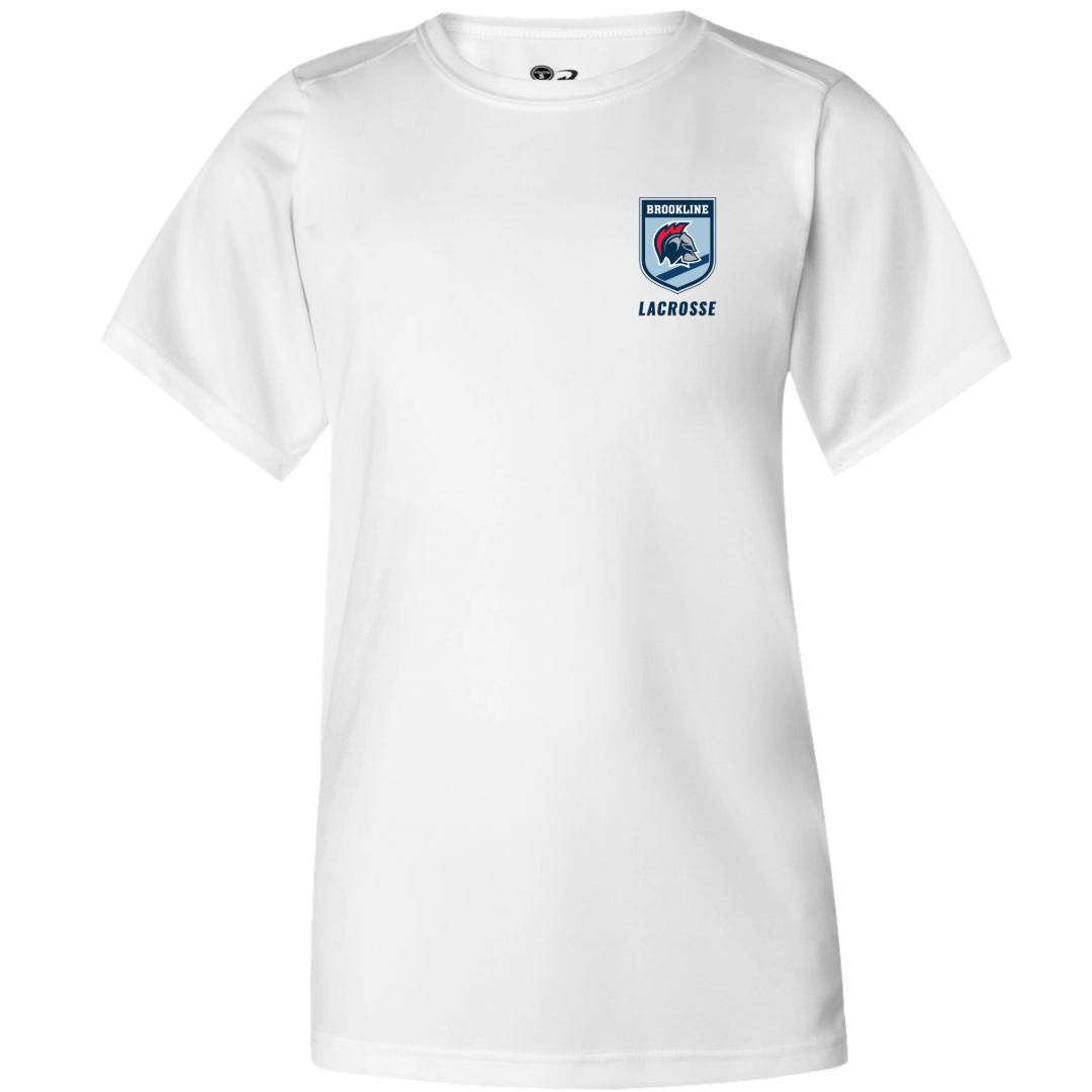 Unit 1 Athletics X Brookline Lacrosse Shield Short Sleeve Performance T-Shirt (Adult)