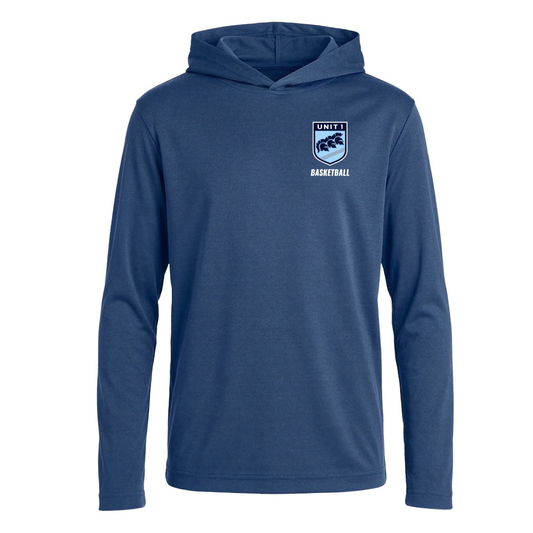 Unit 1 Basketball Shield Hooded T (Adult)