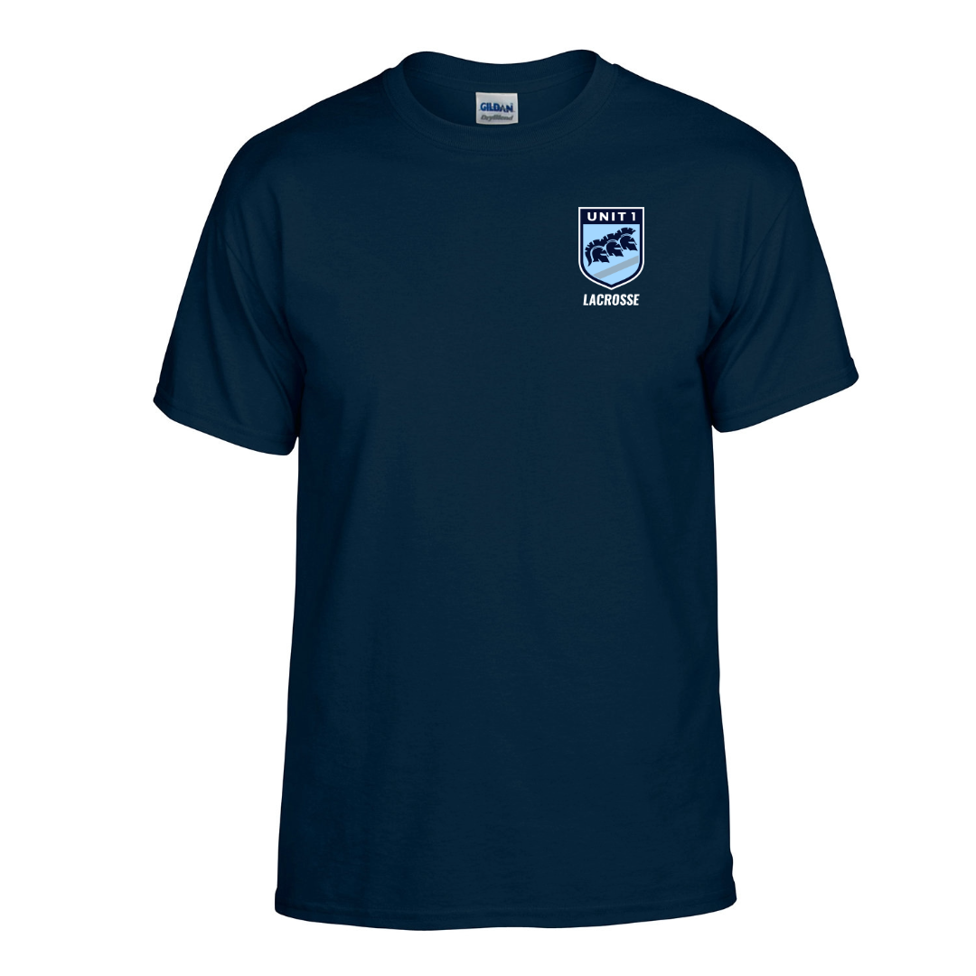 Unit 1 Lacrosse Shield Logo Dryblend T-Shirt (Youth)